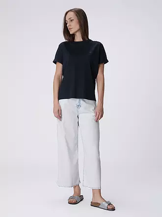 OPUS | T-shirt SERZ | dunkelblau